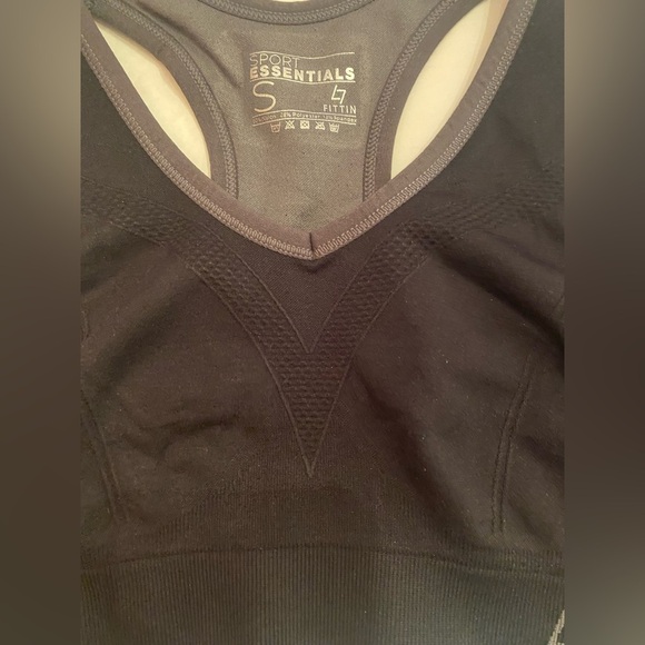 Set of 2 Sport Essentials L7 Fittin Sports Bra Black Size Small NWOT - Picture 3 of 5